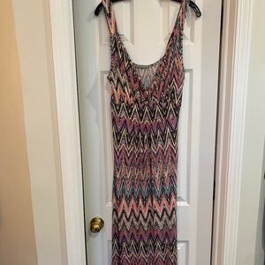 Loveappella maxi multi-colored dress